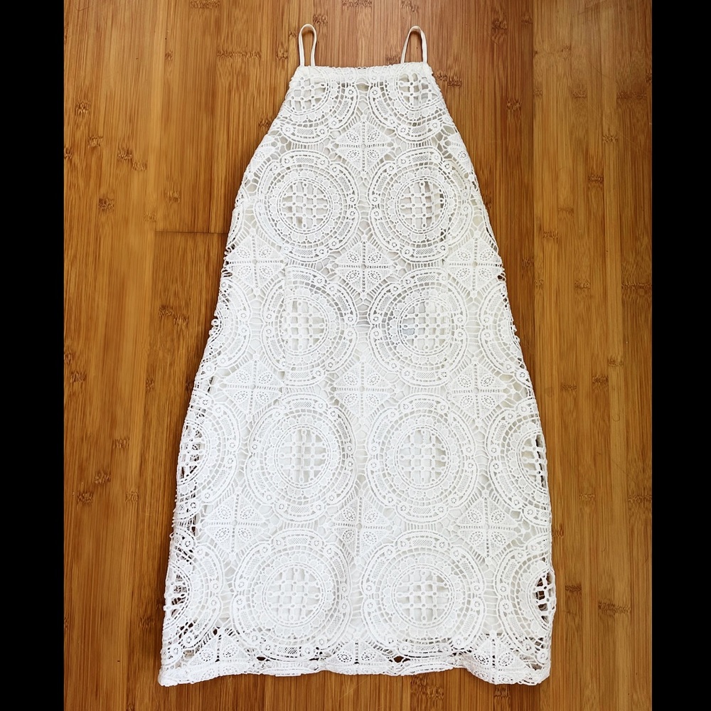 Forever 21 short, white, lace dress